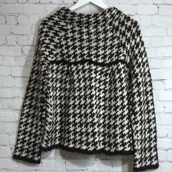 NWT Carducci sweater brown and white - Picture 7 of 15